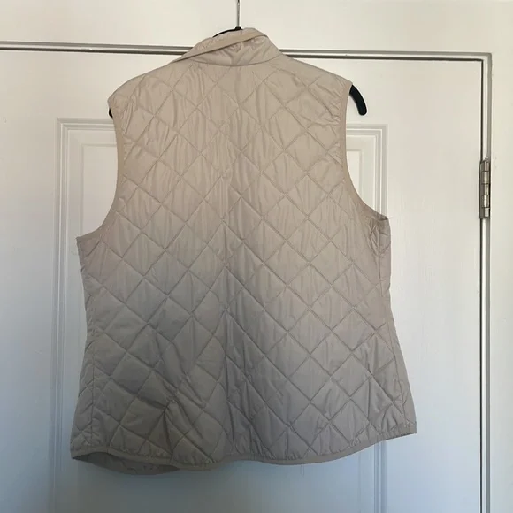 Old navy women’s large cream vest jacket - Picture 4 of 4
